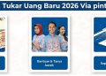 Cara Mudah Tukar Uang Baru 2026 Via pintar.bi.go.id