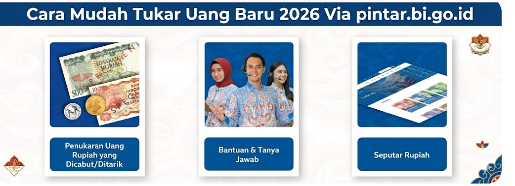 Cara Mudah Tukar Uang Baru 2026 Via pintar.bi.go.id
