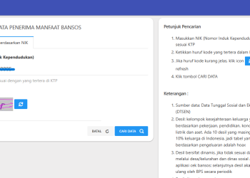 Update Fitur Baru Website cekbansos.kemensos.go.id, Berikut Panduannya