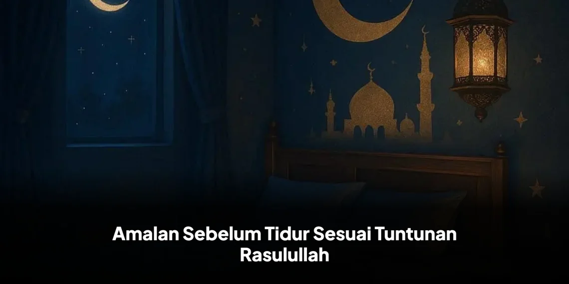 Amalan Sebelum Tidur Sesuai Tuntunan Rasulullah