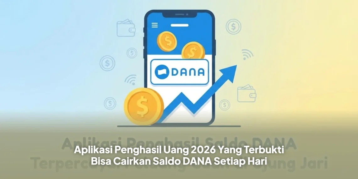 Aplikasi Penghasil Uang 2026 Yang Terbukti Bisa Cairkan Saldo DANA Setiap Hari