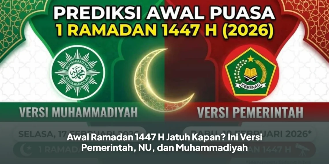 Awal Ramadan 1447 H Jatuh Kapan? Ini Versi Pemerintah, NU, dan Muhammadiyah