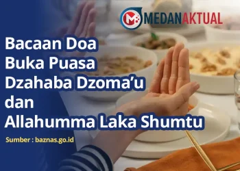 Bacaan Doa Buka Puasa Dzahaba Dzoma’u Arab dan Allahumma Laka Shumtu