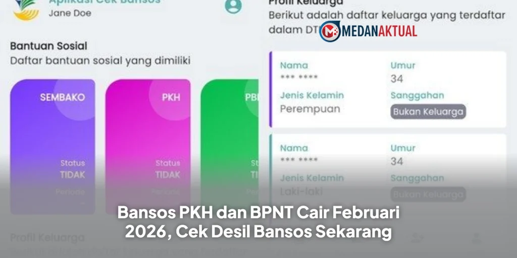 Bansos PKH dan BPNT Cair Februari 2026, Cek Desil Bansos Sekarang