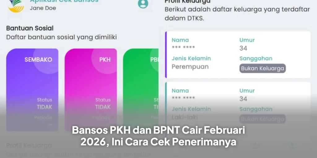 Bansos PKH dan BPNT Cair Februari 2026, Ini Cara Cek Penerimanya