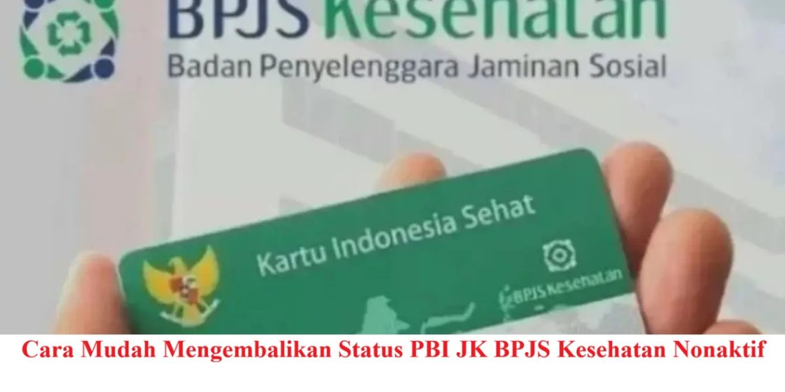 Cara Mudah Mengembalikan Status PBI JK BPJS Kesehatan Nonaktif