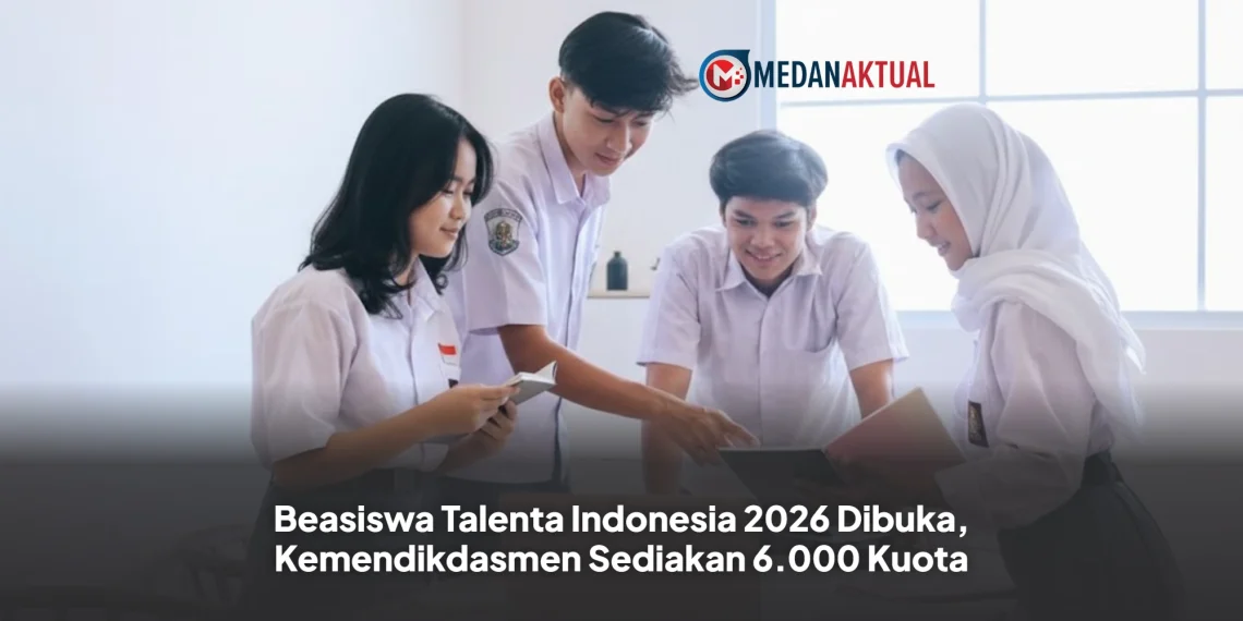 Beasiswa Talenta Indonesia 2026 Dibuka, Kemendikdasmen Sediakan 6.000 Kuota