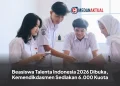 Beasiswa Talenta Indonesia 2026 Dibuka, Kemendikdasmen Sediakan 6.000 Kuota