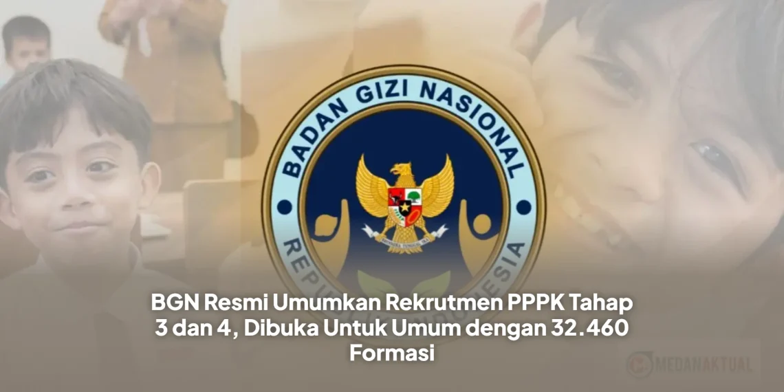 BGN Resmi Umumkan Rekrutmen PPPK Tahap 3 dan 4, Dibuka Untuk Umum dengan 32.460 Formasi