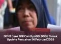 BPNT Bank BNI Cair Rp600.000? Simak Update Pencairan 14 Februari 2026