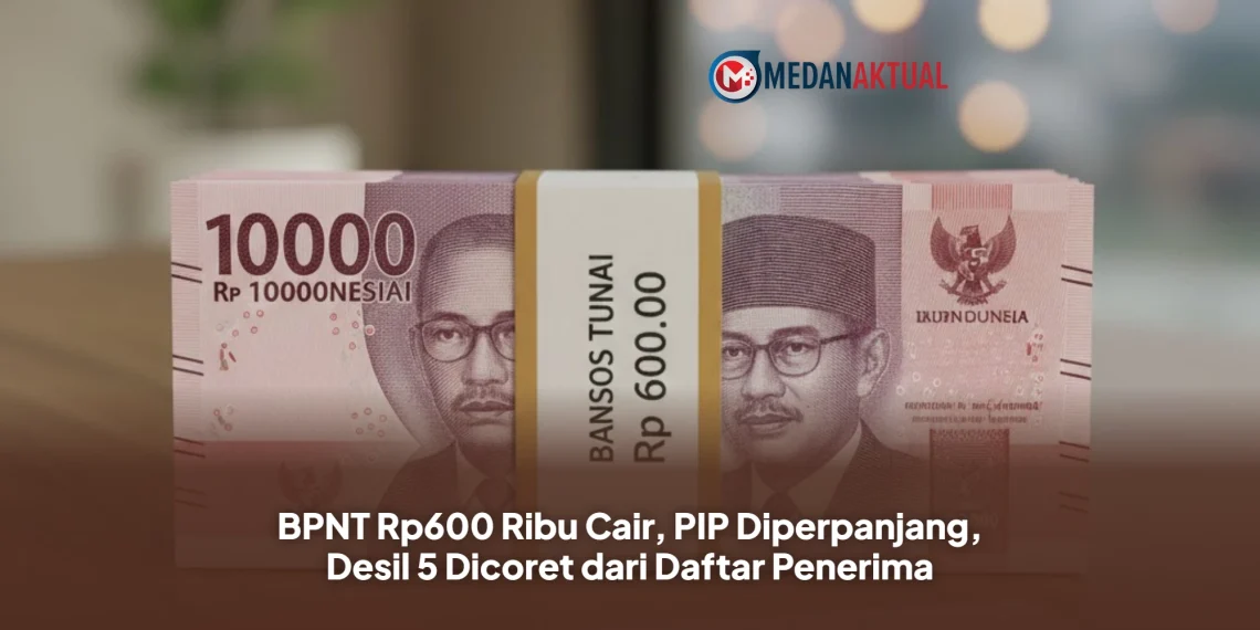 BPNT Rp600 Ribu Cair, PIP Diperpanjang, Desil 5 Dicoret dari Daftar Penerima