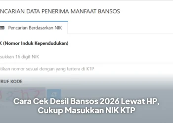 Cara Cek Desil Bansos 2026 Lewat HP, Cukup Masukkan NIK KTP