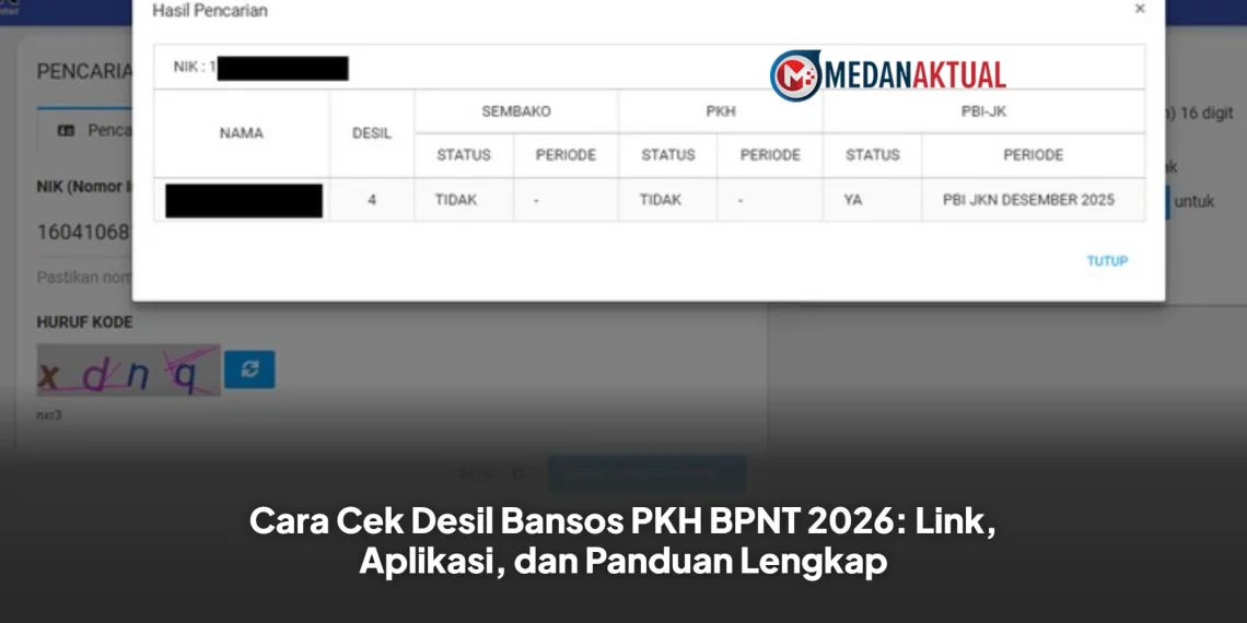 Cara Cek Desil Bansos PKH BPNT 2026: Link, Aplikasi, dan Panduan Lengkap