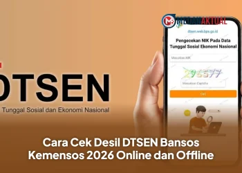 Cara Cek Desil DTSEN Bansos Kemensos 2026 Online dan Offline