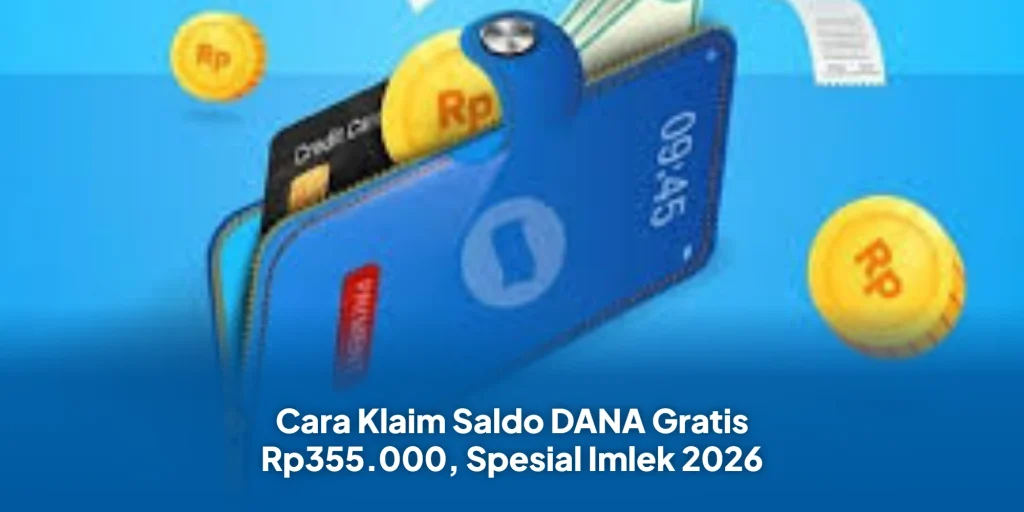 Cara Klaim Saldo DANA Gratis Rp355.000, Spesial Imlek 2026