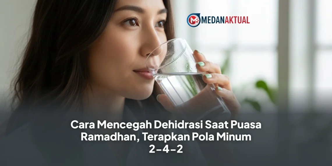 Cara Mencegah Dehidrasi Saat Puasa Ramadhan, Terapkan Pola Minum 2-4-2