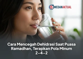 Cara Mencegah Dehidrasi Saat Puasa Ramadhan, Terapkan Pola Minum 2-4-2