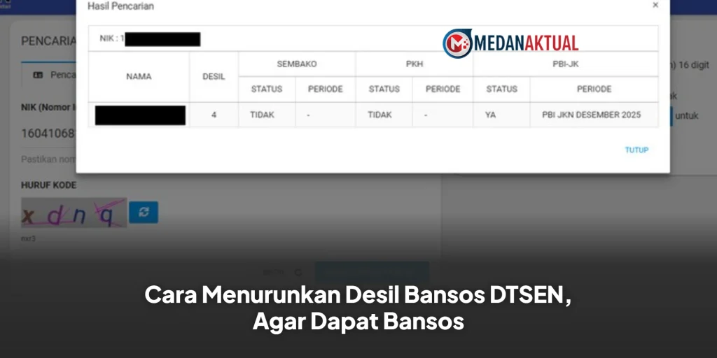 Cara Menurunkan Desil Bansos DTSEN, Agar Dapat Bansos