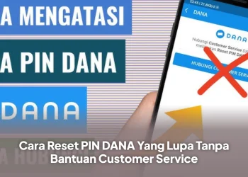 Cara Reset PIN DANA Yang Lupa Tanpa Bantuan Customer Service