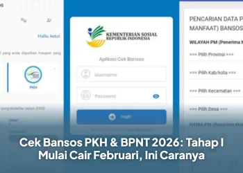 Cek Bansos PKH & BPNT 2026: Tahap I Mulai Cair Februari, Ini Caranya