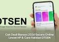 Cek Desil Bansos 2026 Secara Online Lewat HP & Cara Validasi DTSEN