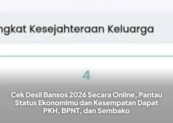 Cek Desil Bansos 2026 Secara Online, Pantau Status Ekonomimu dan Kesempatan Dapat PKH, BPNT, dan Sembako