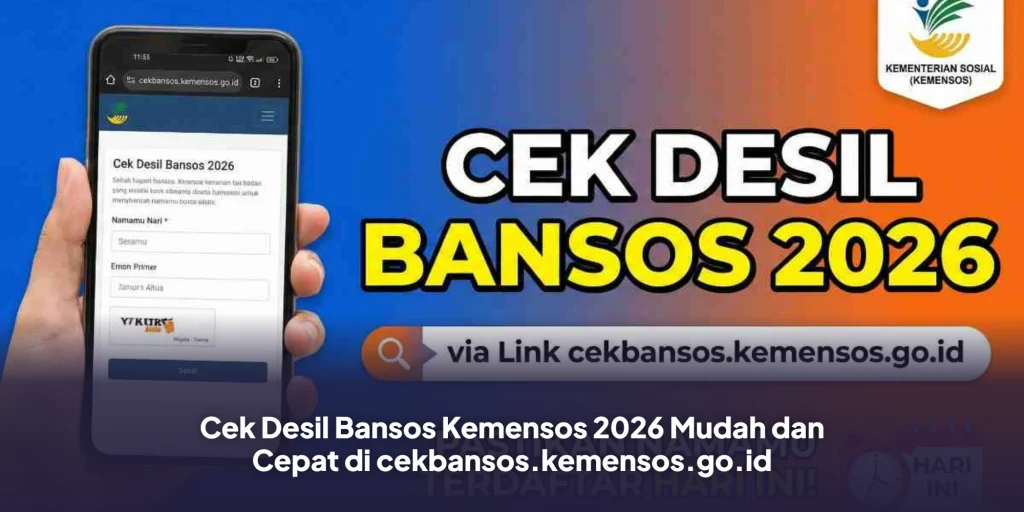 Cek Desil Bansos Kemensos 2026 Mudah dan Cepat di cekbansos.kemensos.go.id
