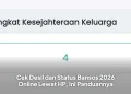 Cek Desil dan Status Bansos 2026 Online Lewat HP, Ini Panduannya