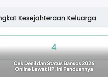 Cek Desil dan Status Bansos 2026 Online Lewat HP, Ini Panduannya