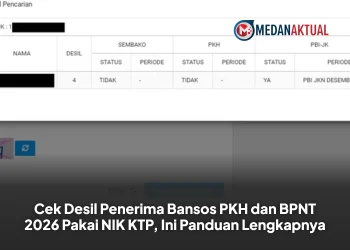 Cek Desil Penerima Bansos PKH dan BPNT 2026 Pakai NIK KTP, Ini Panduan Lengkapnya