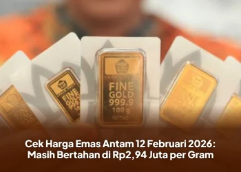Cek Harga Emas Antam 12 Februari 2026: Masih Bertahan di Rp2,94 Juta per Gram