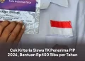 Cek Kriteria Siswa TK Penerima PIP 2026, Bantuan Rp450 Ribu per Tahun