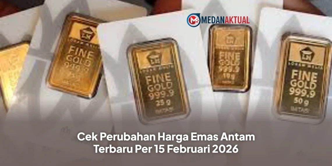 Cek Perubahan Harga Emas Antam Terbaru Per 15 Februari 2026