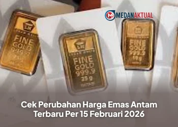 Cek Perubahan Harga Emas Antam Terbaru Per 15 Februari 2026