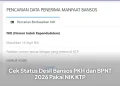 Cek Status Desil Bansos PKH dan BPNT 2026 Pakai NIK KTP, Simak Tutorialnya