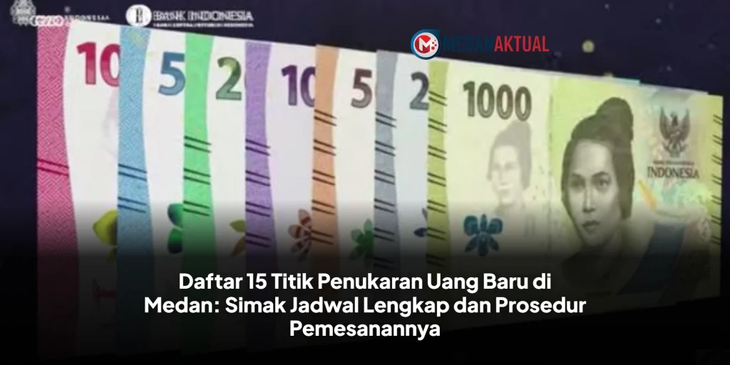 Daftar 15 Titik Penukaran Uang Baru di Medan: Simak Jadwal Lengkap dan Prosedur Pemesanannya