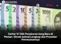 Daftar 15 Titik Penukaran Uang Baru di Medan: Simak Jadwal Lengkap dan Prosedur Pemesanannya