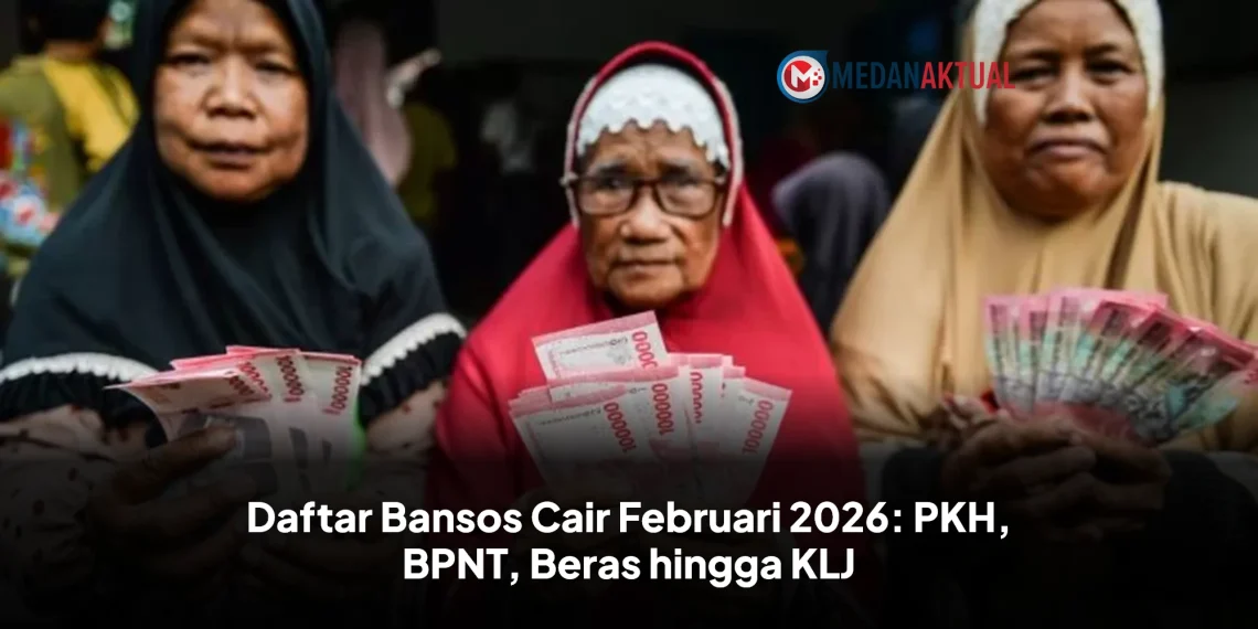 Daftar Bansos Cair Februari 2026: PKH, BPNT, Beras hingga KLJ