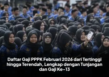 Daftar Gaji PPPK Februari 2026 dari Tertinggi hingga Terendah, Lengkap dengan Tunjangan dan Gaji Ke-13