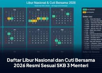 Daftar Libur Nasional dan Cuti Bersama 2026 Resmi Sesuai SKB 3 Menteri
