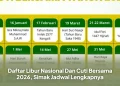 Daftar Libur Nasional Dan Cuti Bersama 2026, Simak Jadwal Lengkapnya