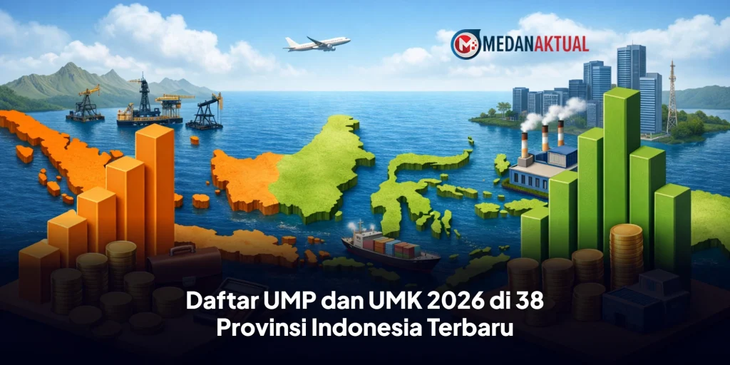 Daftar UMP dan UMK 2026 di 38 Provinsi Indonesia Terbaru
