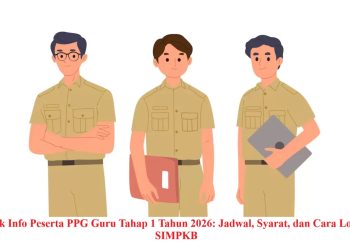 Cek Info Peserta PPG Guru Tahap 1 Tahun 2026: Jadwal, Syarat, dan Cara Login SIMPKB