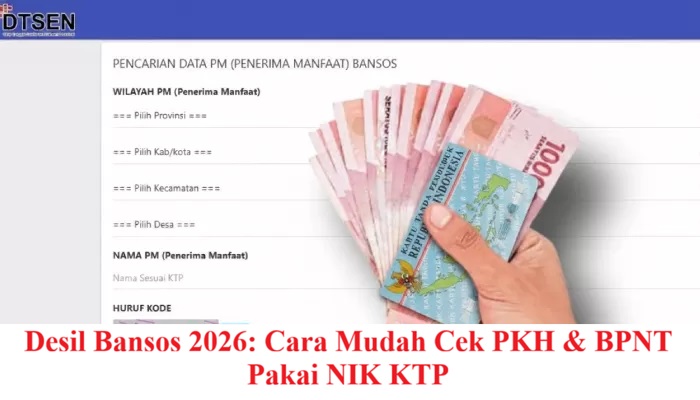 Desil Bansos 2026: Cara Mudah Cek PKH & BPNT Pakai NIK KTP