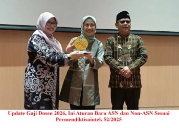 Update Gaji Dosen 2026, Ini Aturan Baru ASN dan Non-ASN Sesuai Permendiktisaintek 52/2025