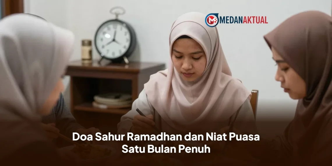 Doa Sahur Ramadhan dan Niat Puasa Satu Bulan Penuh