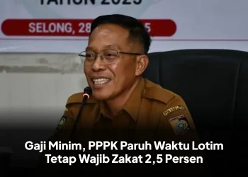 Gaji Minim, PPPK Paruh Waktu Lotim Tetap Wajib Zakat 2,5 Persen