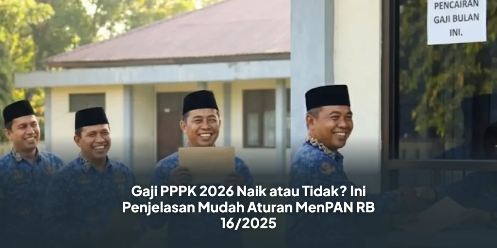 Gaji PPPK 2026 Naik atau Tidak? Ini Penjelasan Mudah Aturan MenPAN RB 16/2025