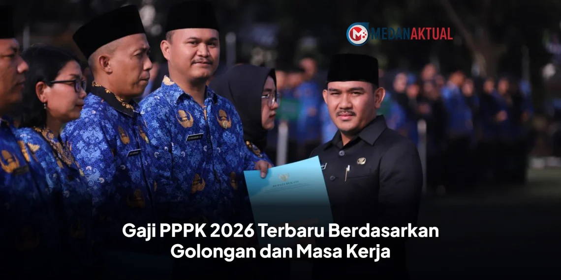Gaji PPPK 2026 Terbaru Berdasarkan Golongan dan Masa Kerja