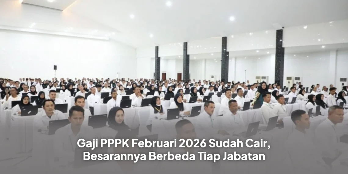 Gaji PPPK Februari 2026 Sudah Cair dan Besarannya Tiap Jabatan